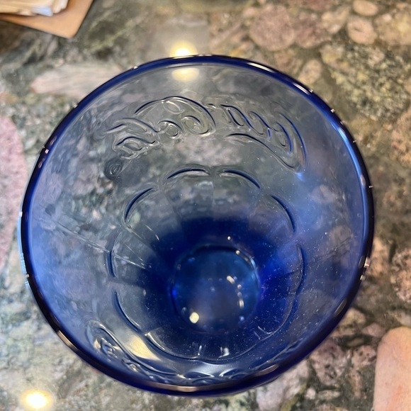 Coca Cola cobalt blue glass vintage - Picture 2 of 2